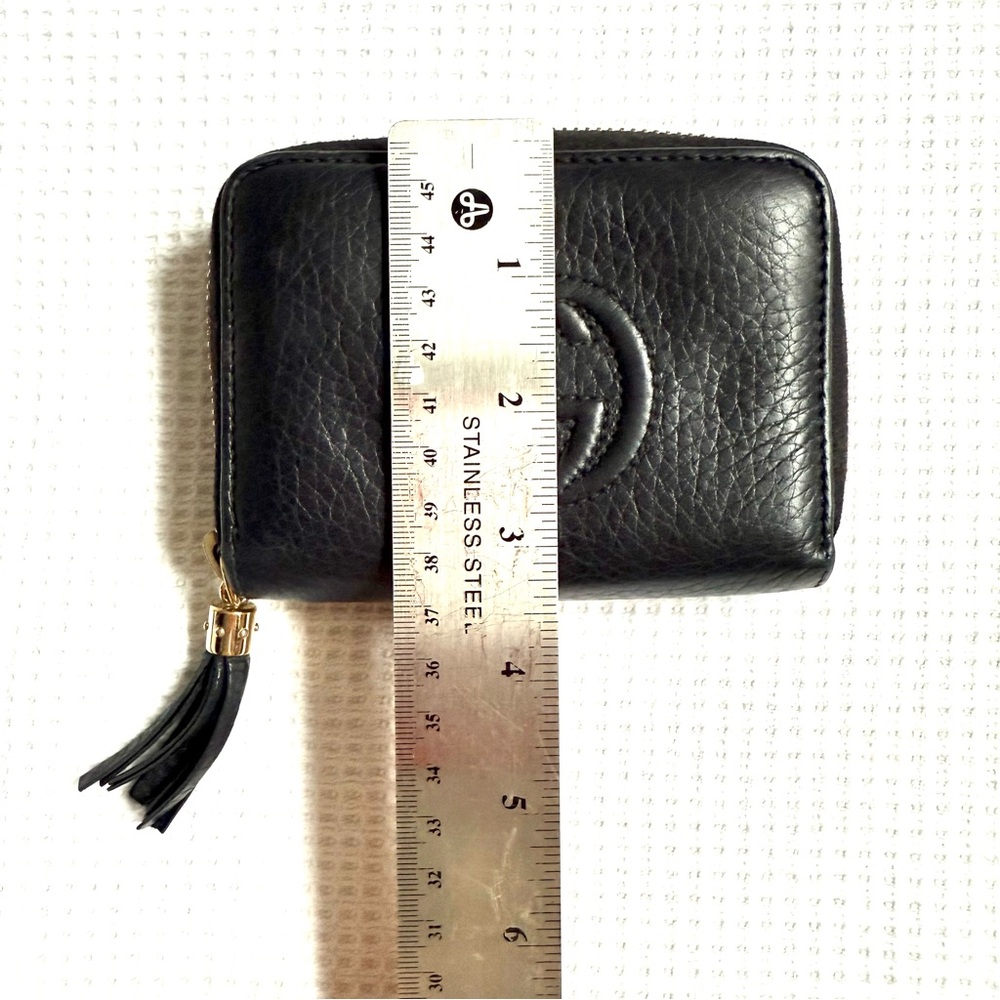 Gucci Black Leather Zip Wallet - Picture 7 of 7